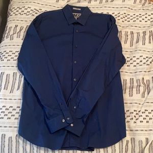 Express men’s long sleeve button down dress shirt